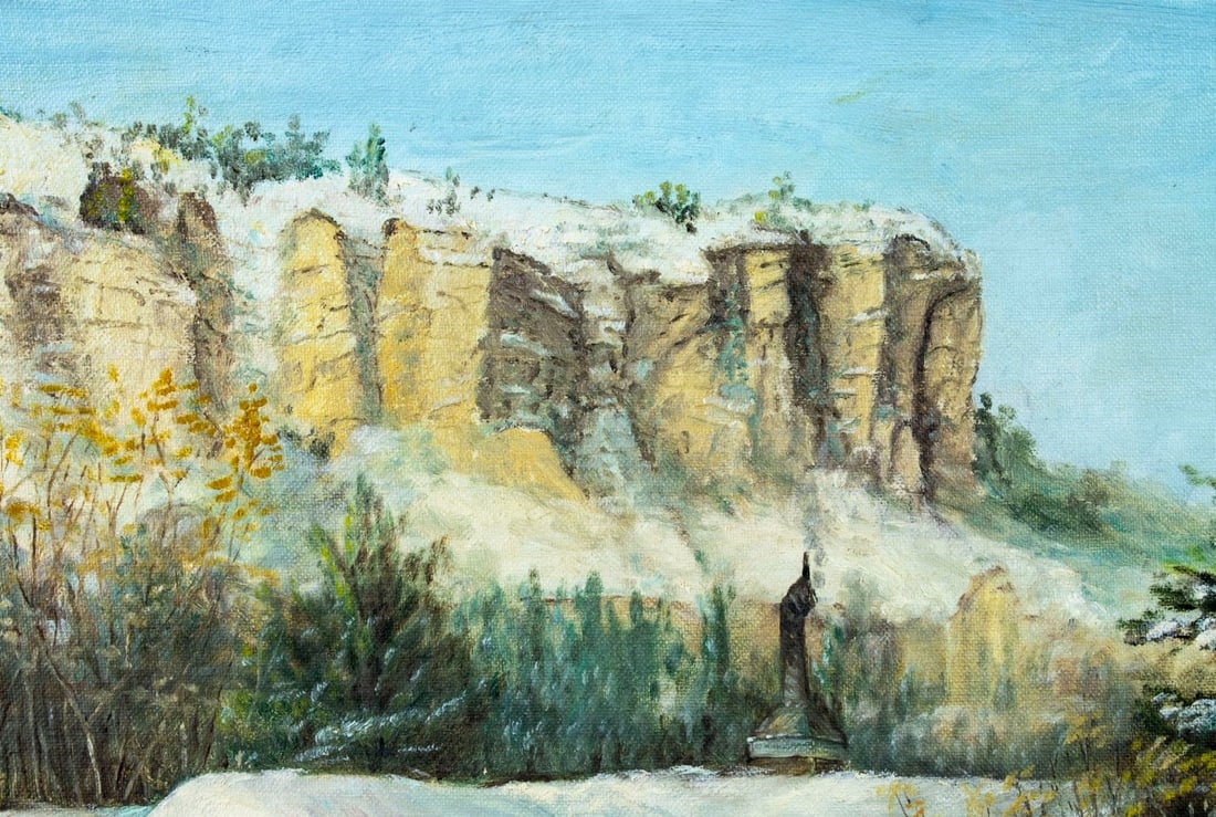 Ruby Rhoads | Winter Mountain Landscape (1977) | MutualArt