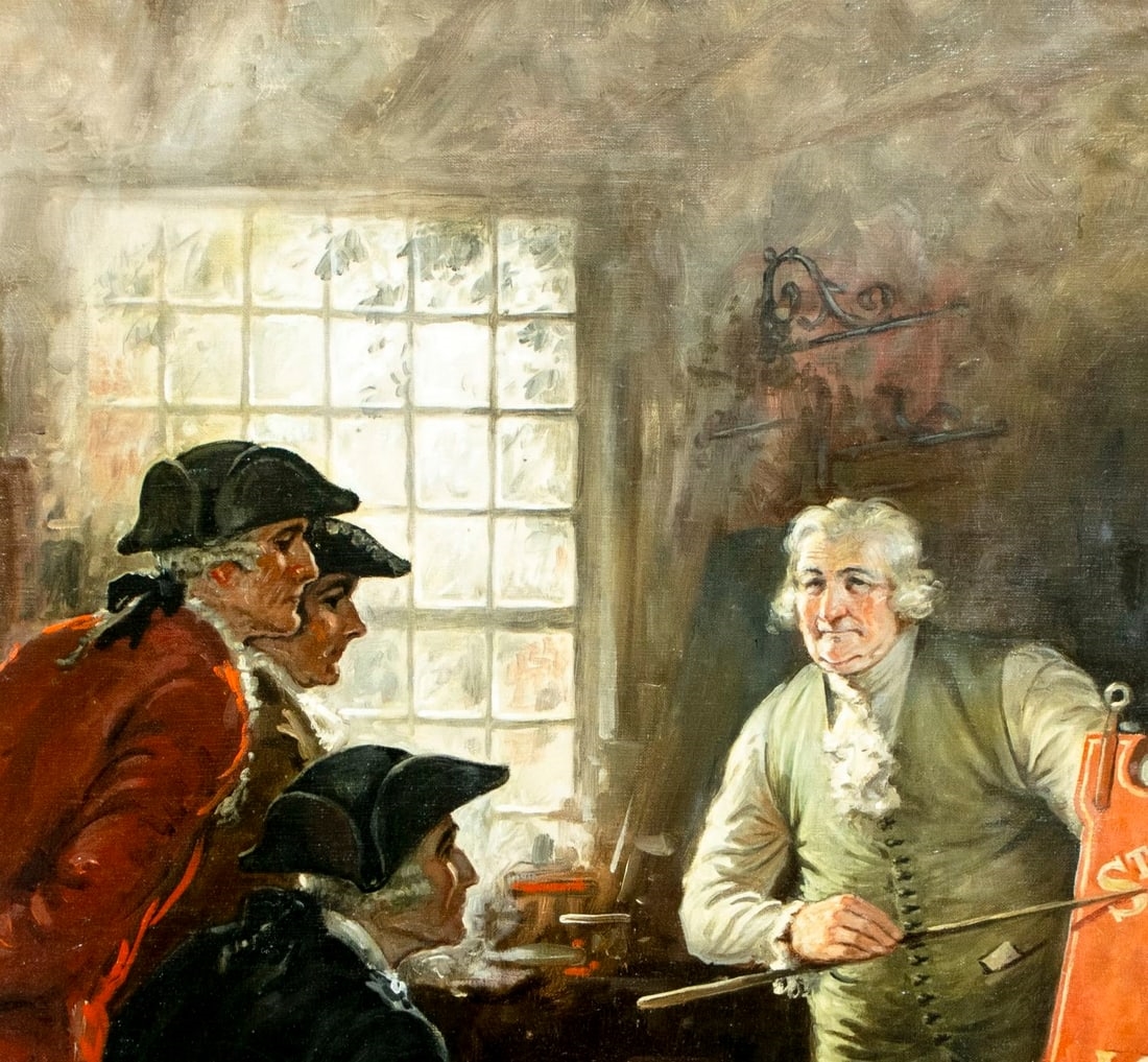 James Calvert Smith | New York Tavern Scene in Colonial Times (1931 ...
