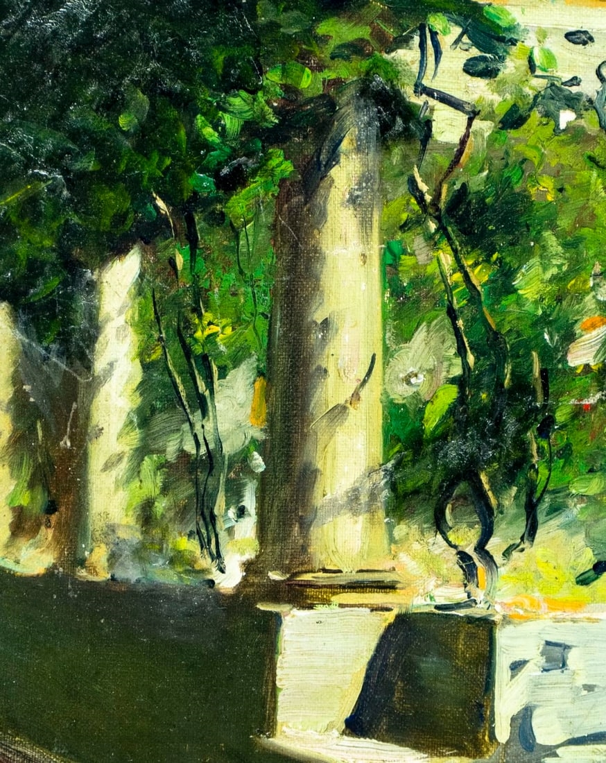 Edwin Murray Mackay | Summer Terrace Landscape | MutualArt