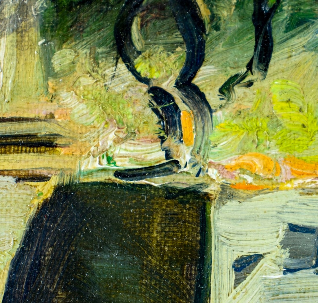 Edwin Murray Mackay | Summer Terrace Landscape | MutualArt