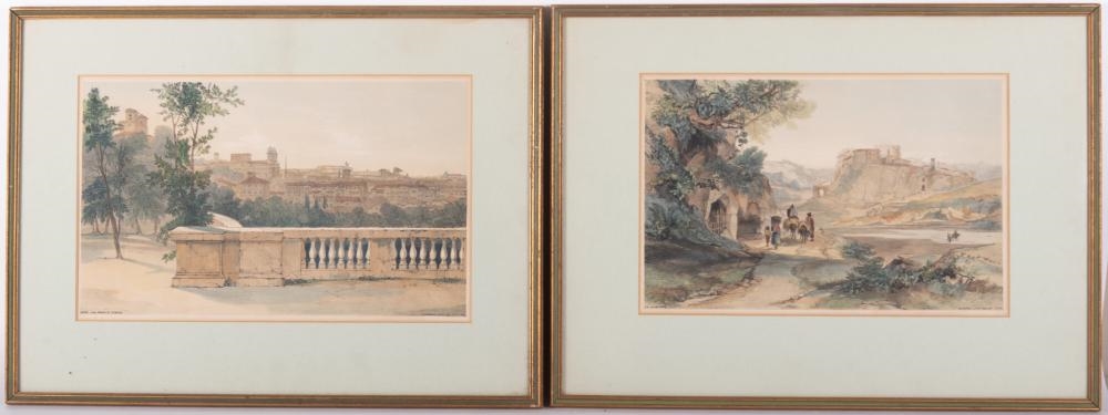 Edward Lear | Rome from Monte Pincio, and Valmontone | MutualArt