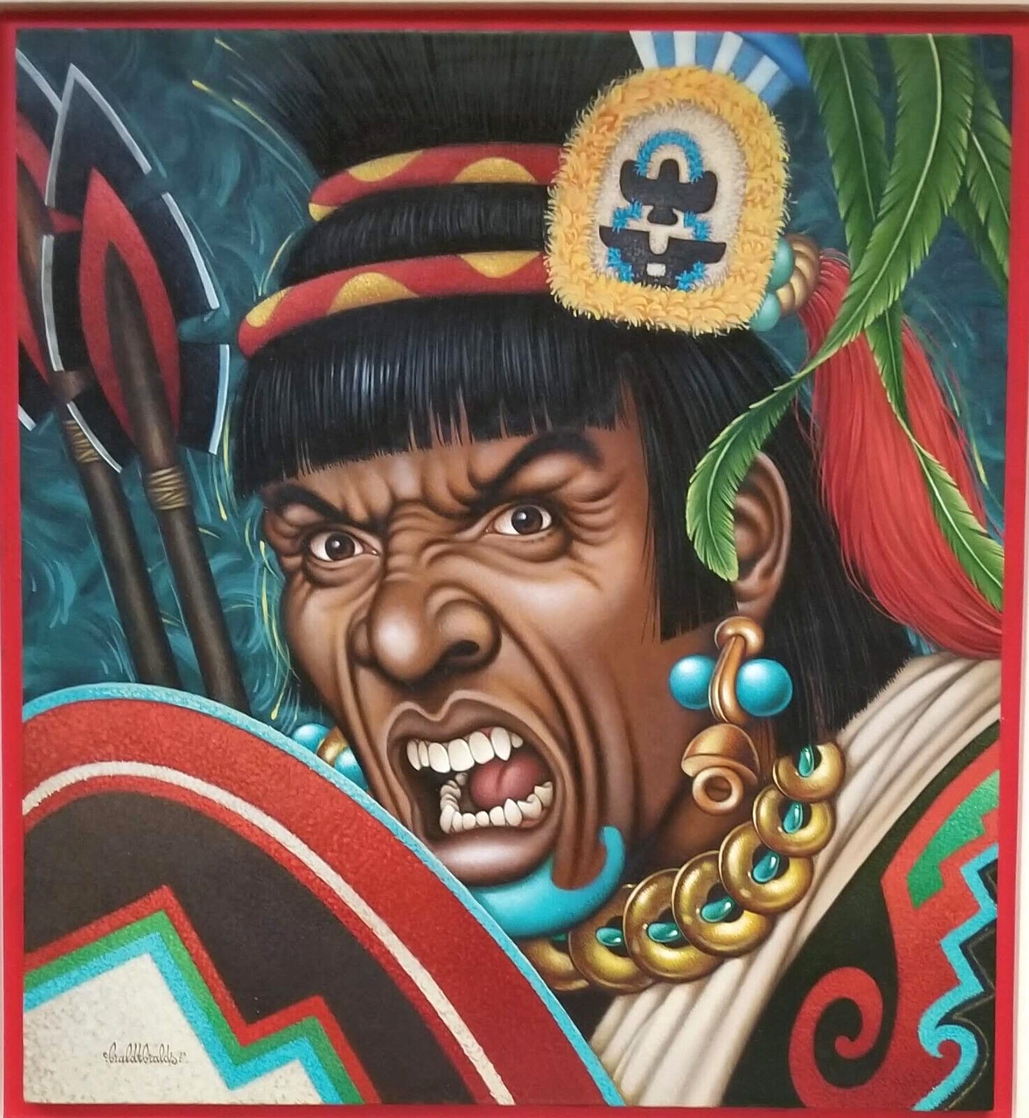 Braldt Bralds | Budweiser college mascot, San Diego State. Original art ...