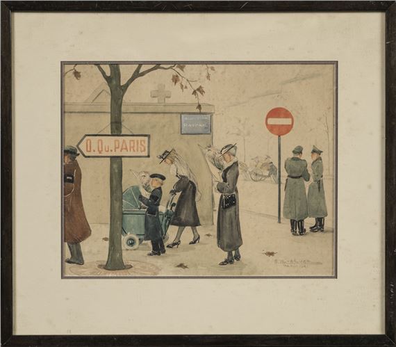 Paris sous l'occupation, 1941 - Gaston Le Beuze
