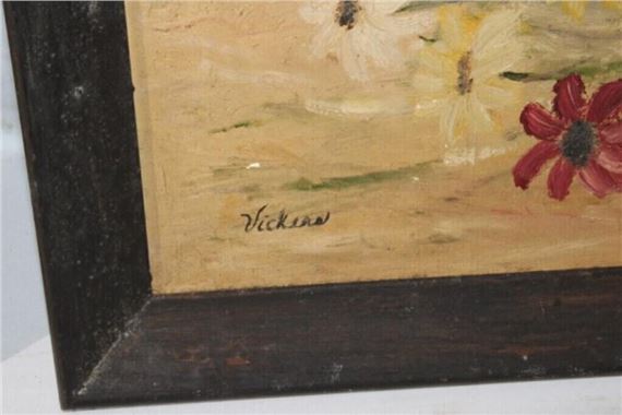 Vickers, L. Rose | 2 Oil on Board Still Life | MutualArt