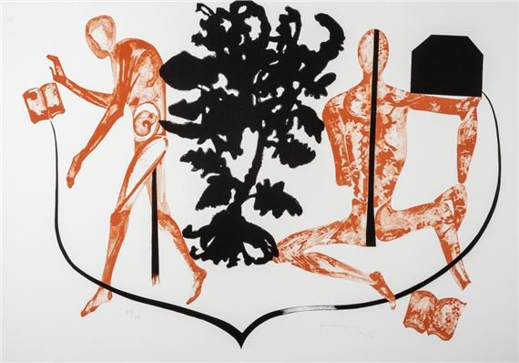 Twins II - Atul Dodiya