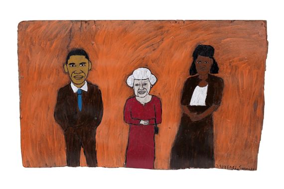 Earl Swanigan | The Obamas Meet the Queen | MutualArt