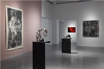 Installation view of Know Hope exhibition at Petach Tikva Museum of Art.