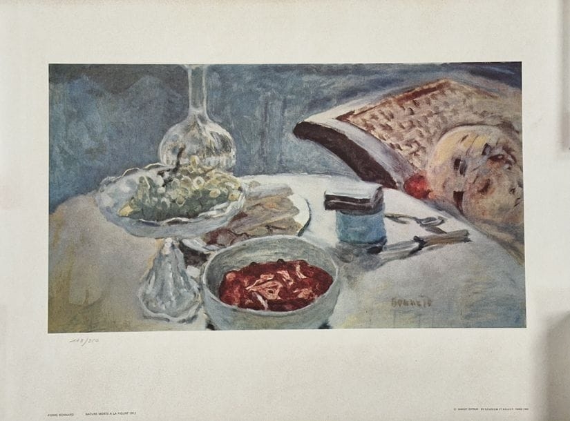 Pierre Bonnard | Still life with figure (1912) | MutualArt