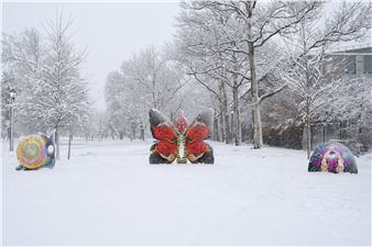 Dakota Gearhart: Visitors Emerging from an Inconveniently Placed Portal - Art in the Parks