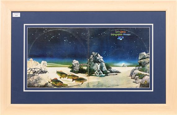 Roger Dean | Dome At Night, Roger Dean Fantastic Art Trading Card