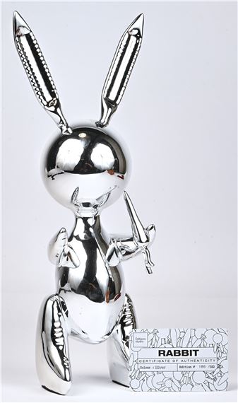 Jeff Koons | Silver Balloon Rabbit | MutualArt