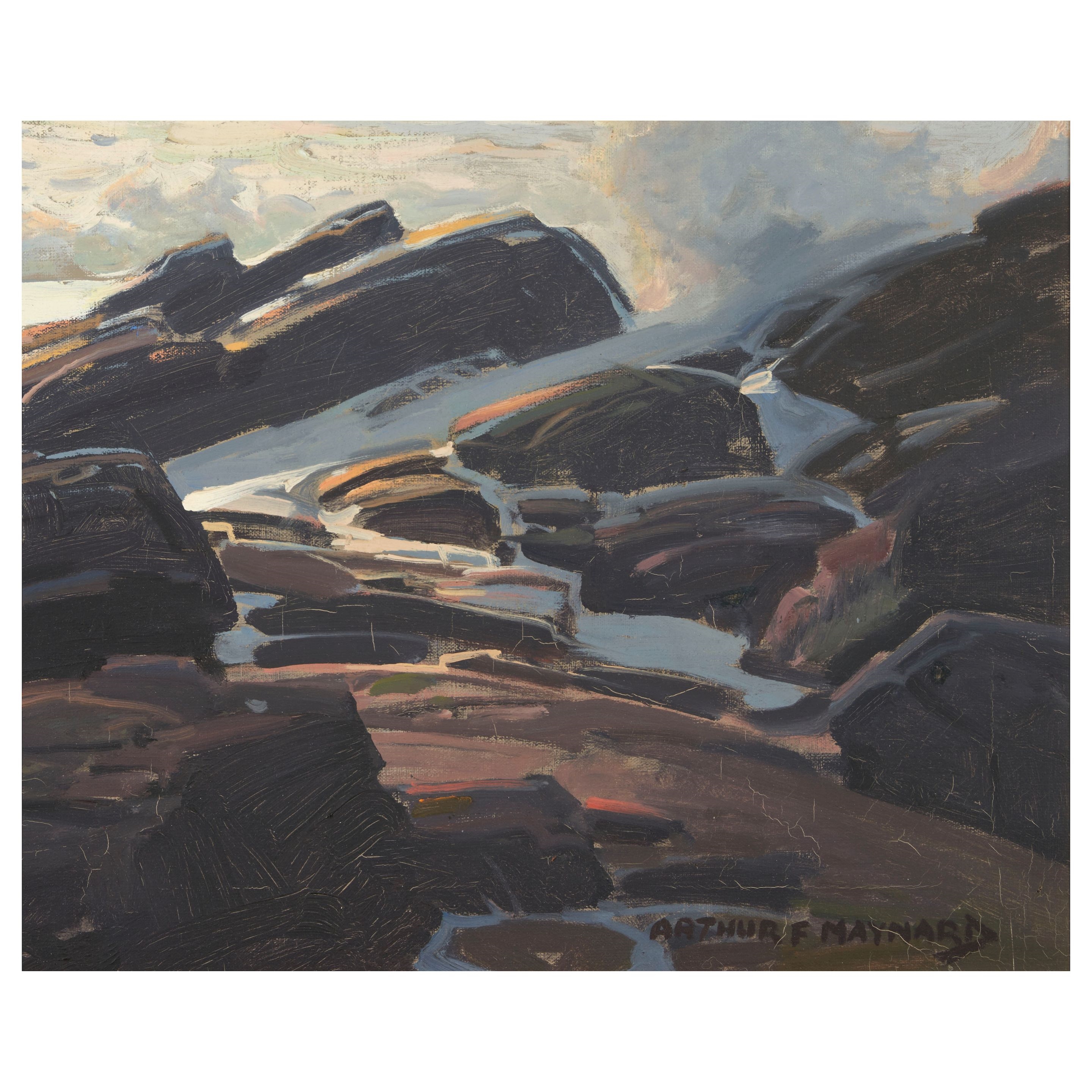 Arthur F Maynard | Crashing Waves | MutualArt