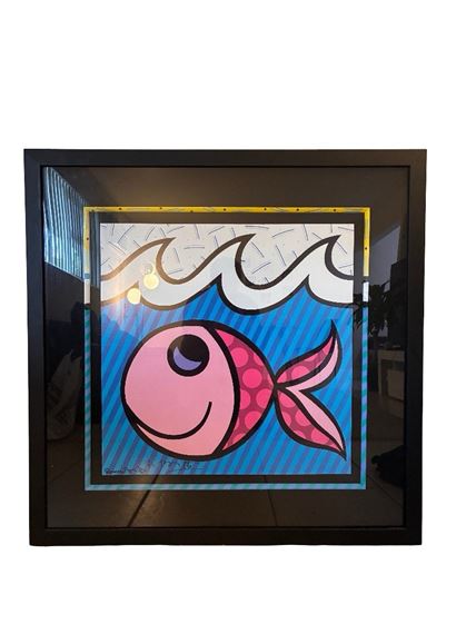 Romero Britto | Boom Fish (1963) | MutualArt