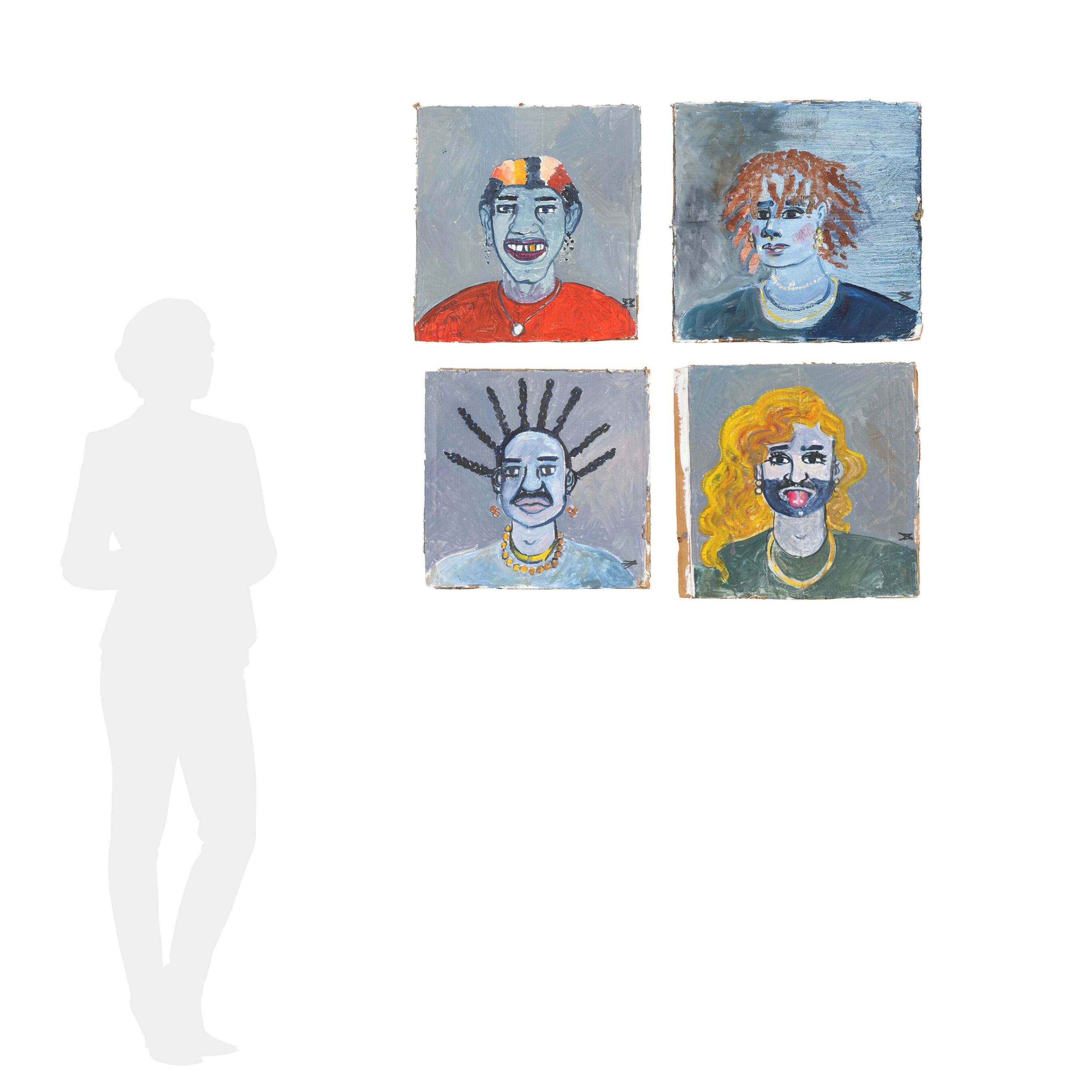 Mae Alice Engron | Four Portraits | MutualArt