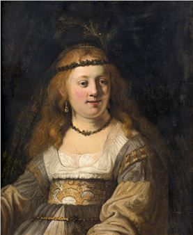 Saskia van Uylenburgh en costume arcadien