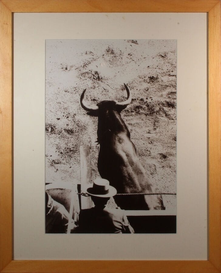 jacques-cathalaa-toro-saliendo-del-toril-mutualart