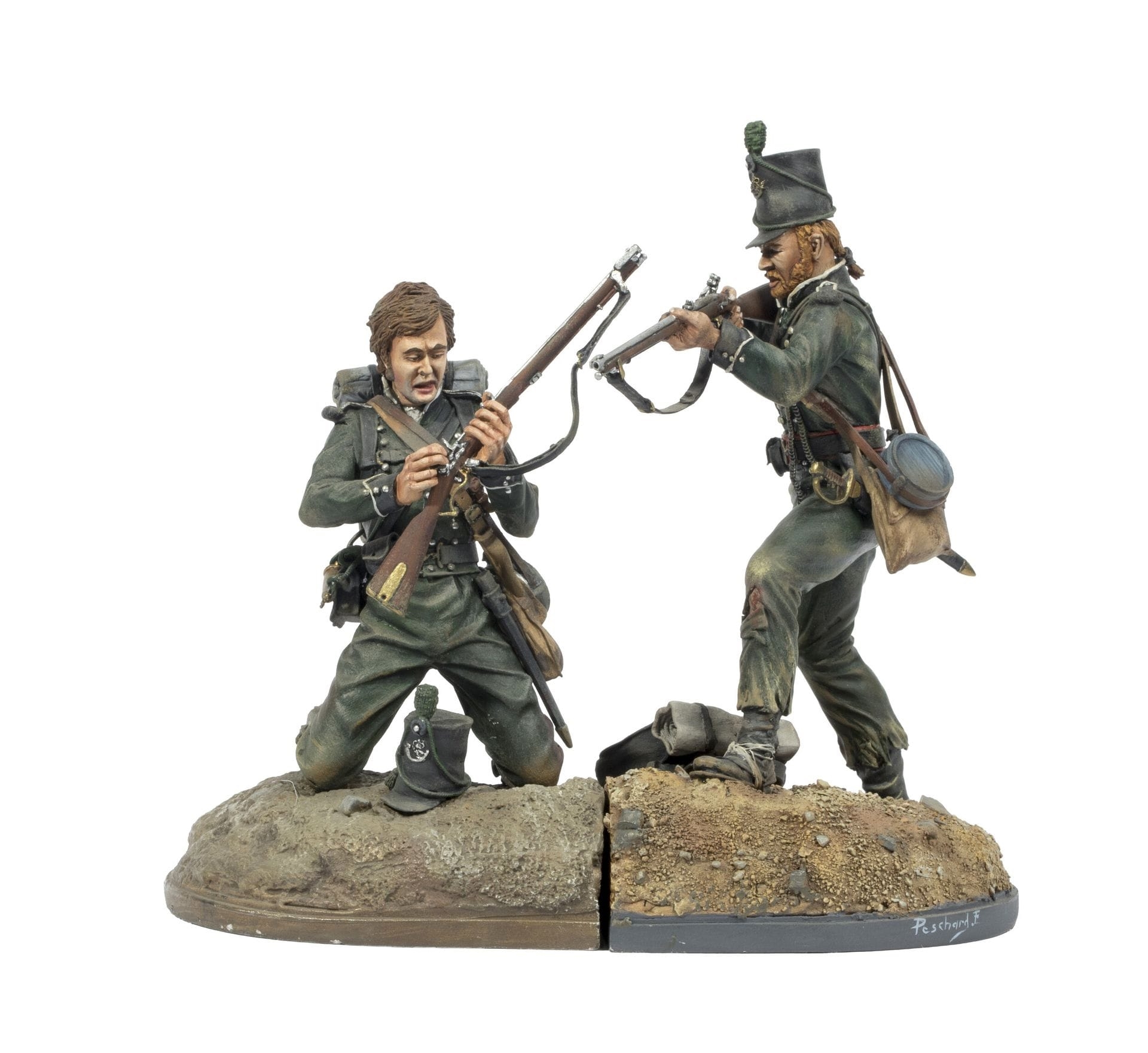 Françoise Peschard | English infantryman of the 95th Rifles /2 | MutualArt