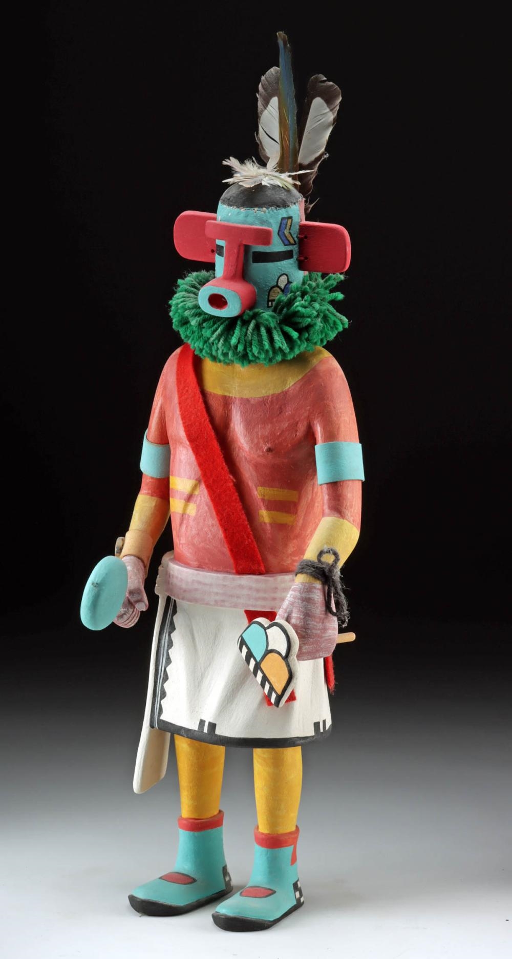Walter Howato | Large Hopi Kuwan Heheya Kachina (20th Century) | MutualArt