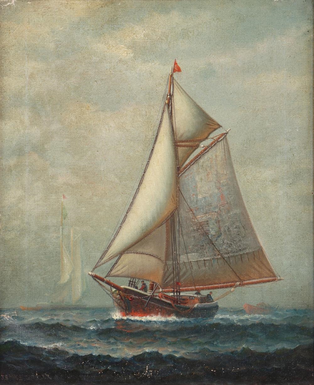James Gale Tyler | Sailing Ship at Sea | MutualArt