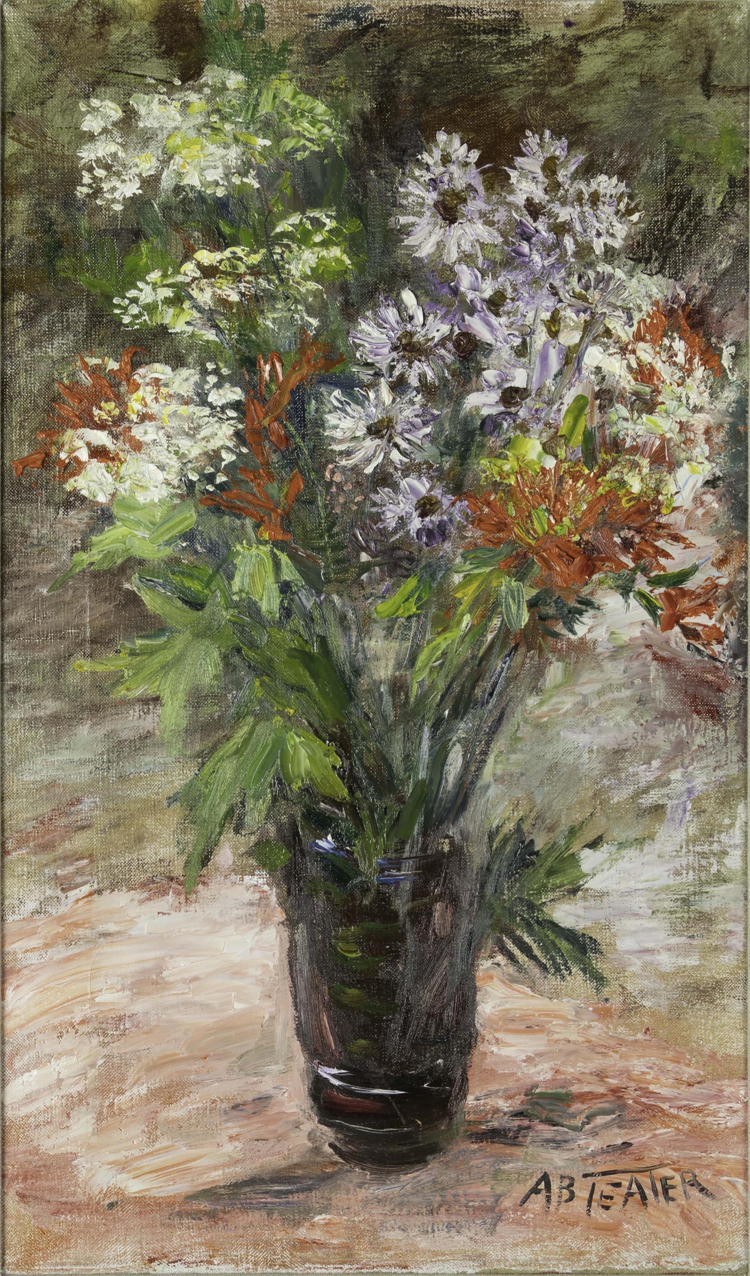 Archie Boyd Teater | Mixed Flowers in Dark Vase | MutualArt