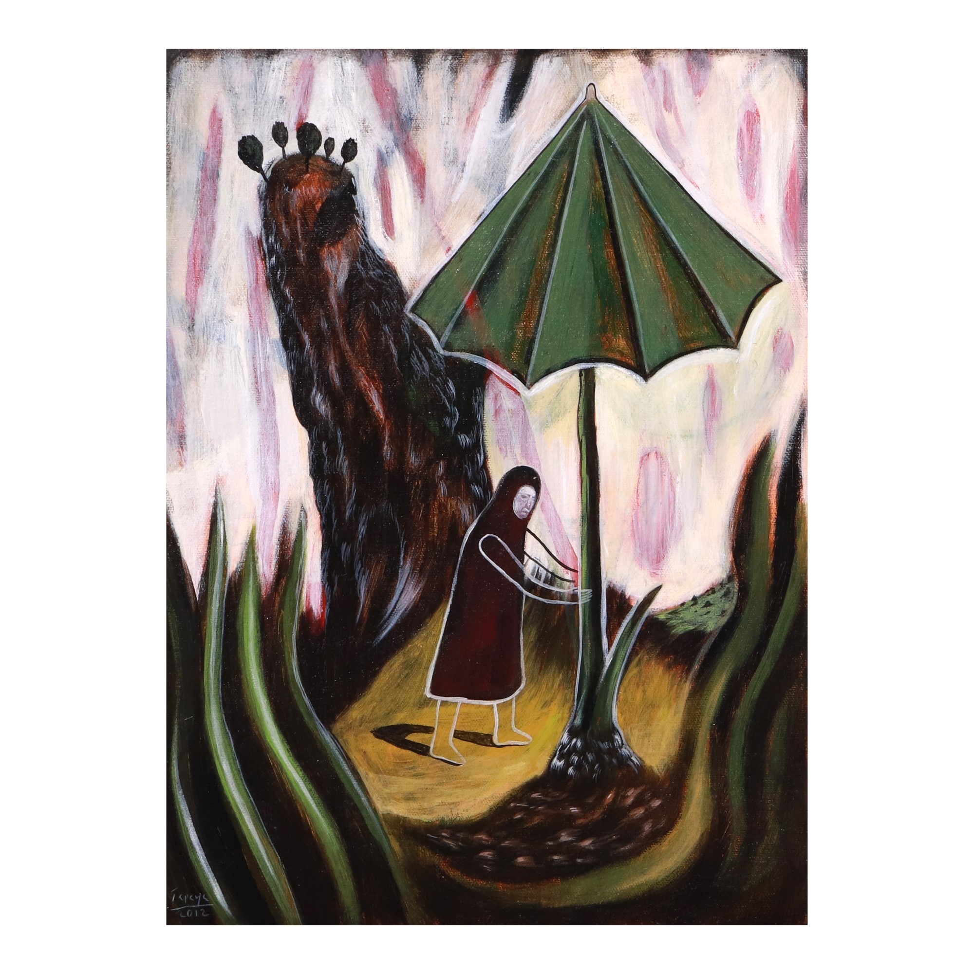 Rodel Tapaya | Magic Umbrella (2012) | MutualArt