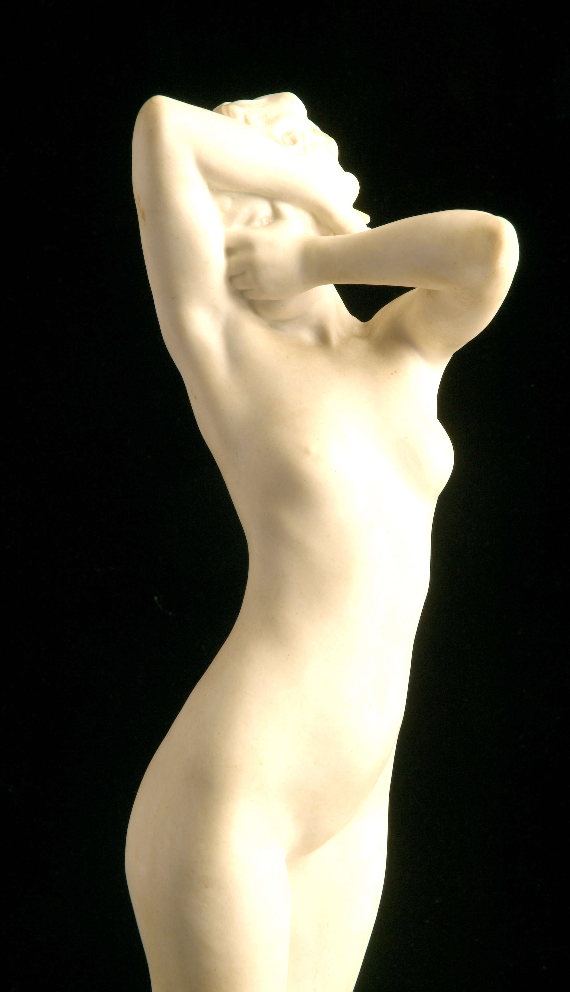Théodore Riviere | a standing nude female figure (1904) | MutualArt