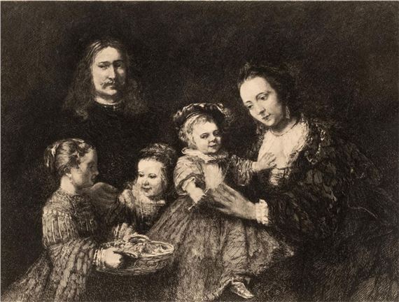 Rembrandt van Rijn | A Family Portrait (19th century) | MutualArt