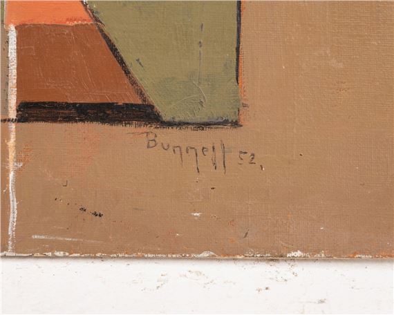 Charles Ragland Bunnell | Abstract Oil Painting (1952) | MutualArt