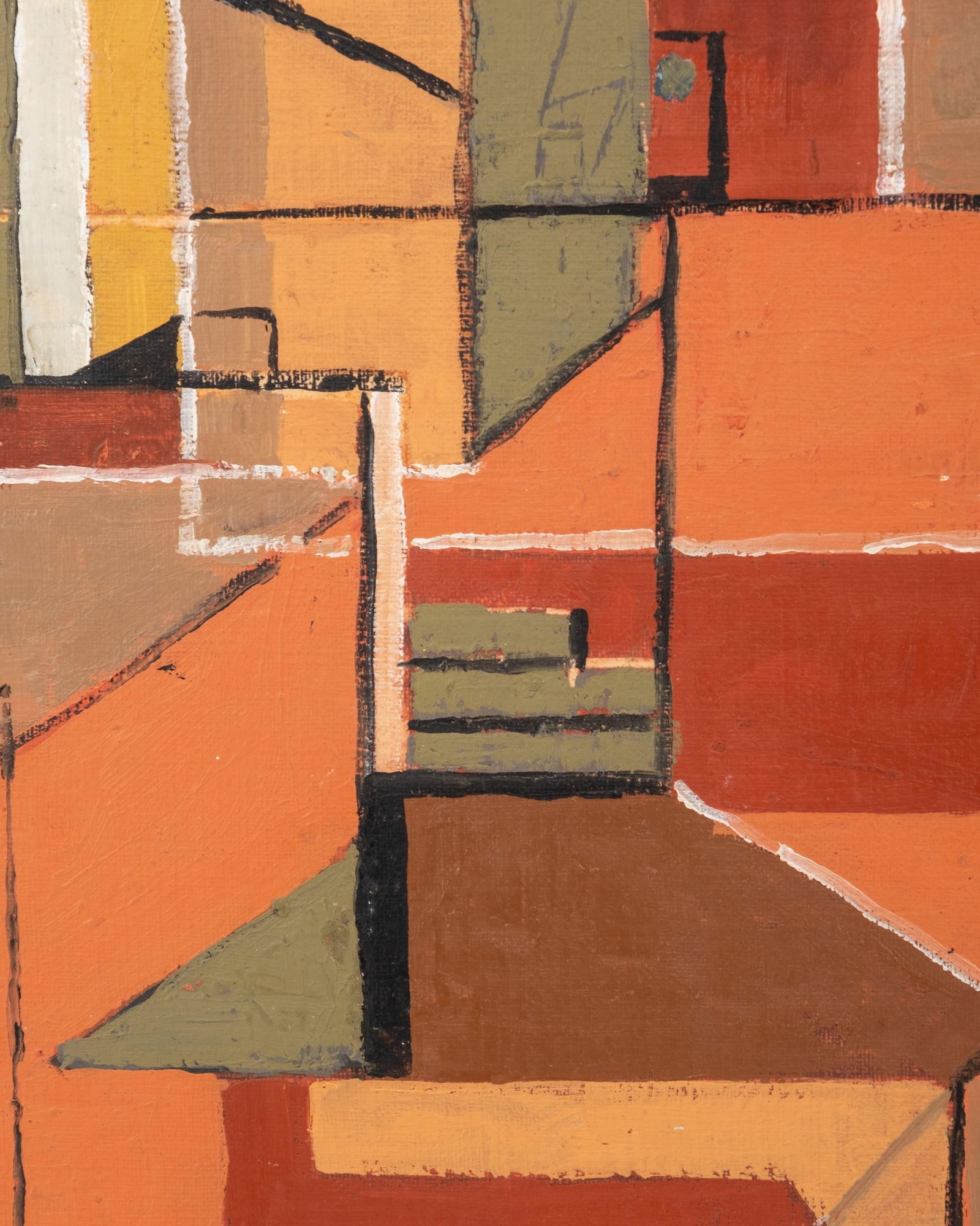 Charles Ragland Bunnell | Abstract Oil Painting (1952) | MutualArt