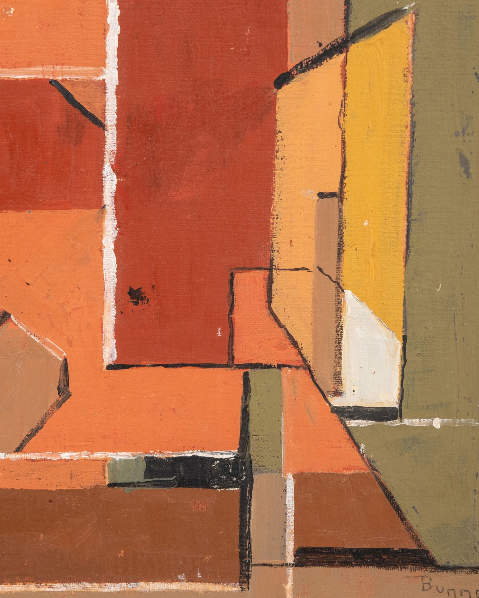 Charles Ragland Bunnell | Abstract Oil Painting (1952) | MutualArt