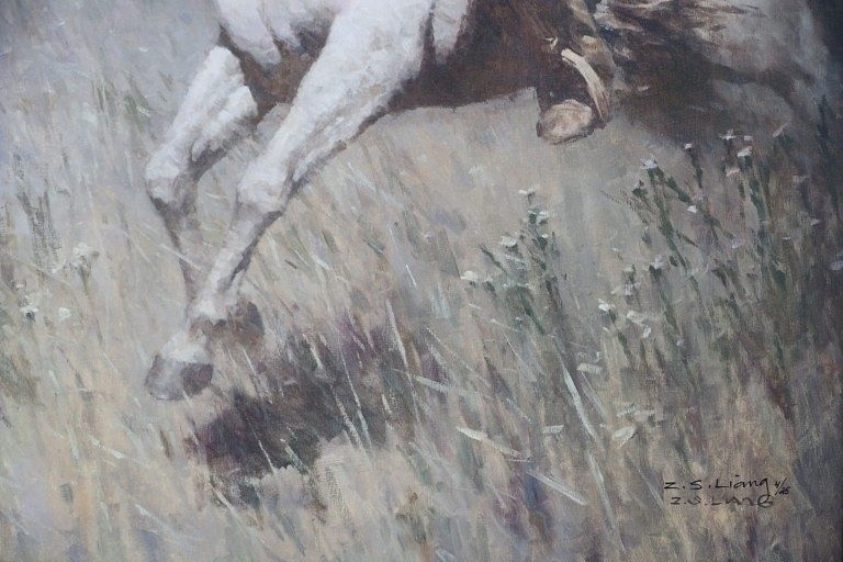 Z.S. Liang | Charging The Enemy (2013) | MutualArt