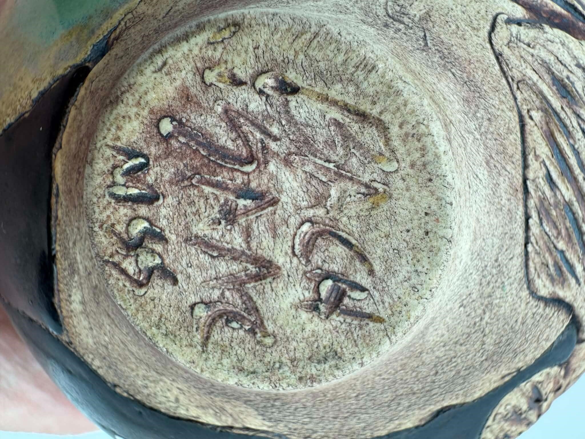 TIM ISAAC | Raku Art Pottery Fish Bowl | MutualArt