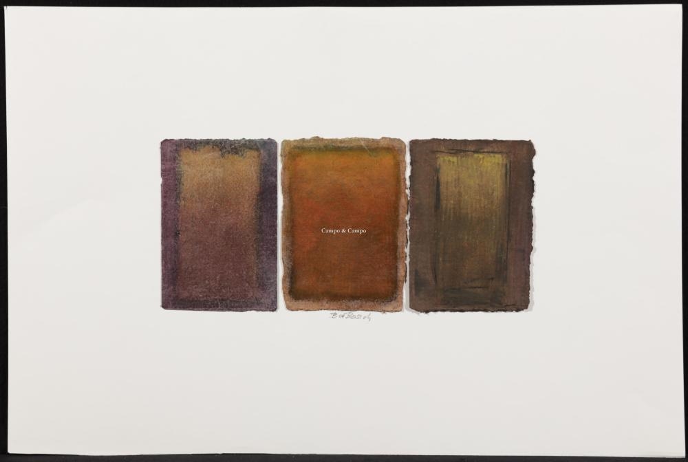 Bob Bossche | Three colors, triptych | MutualArt