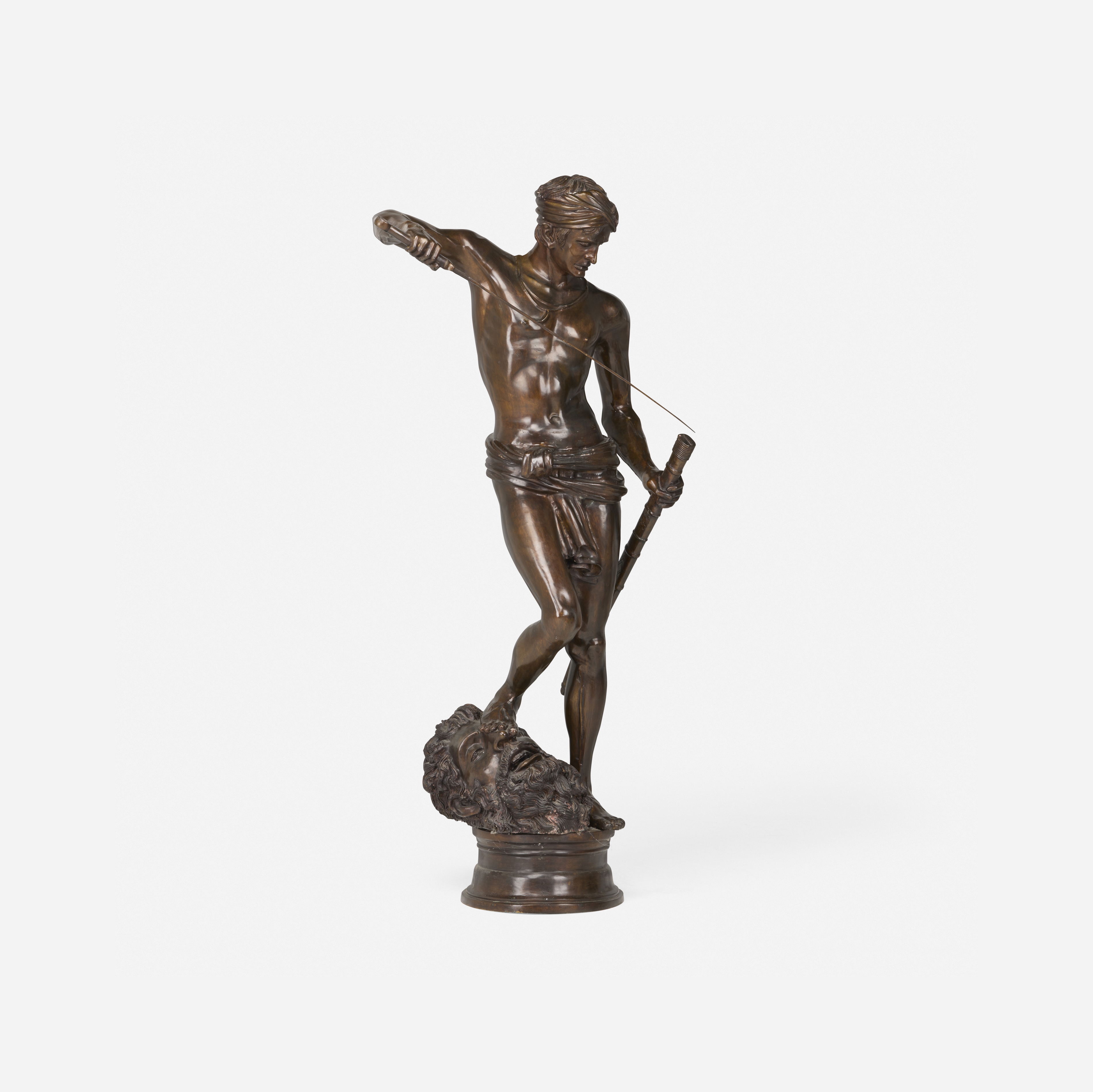 Marius-Jean-Antonin Mercié | David after the Battle (20th Century ...