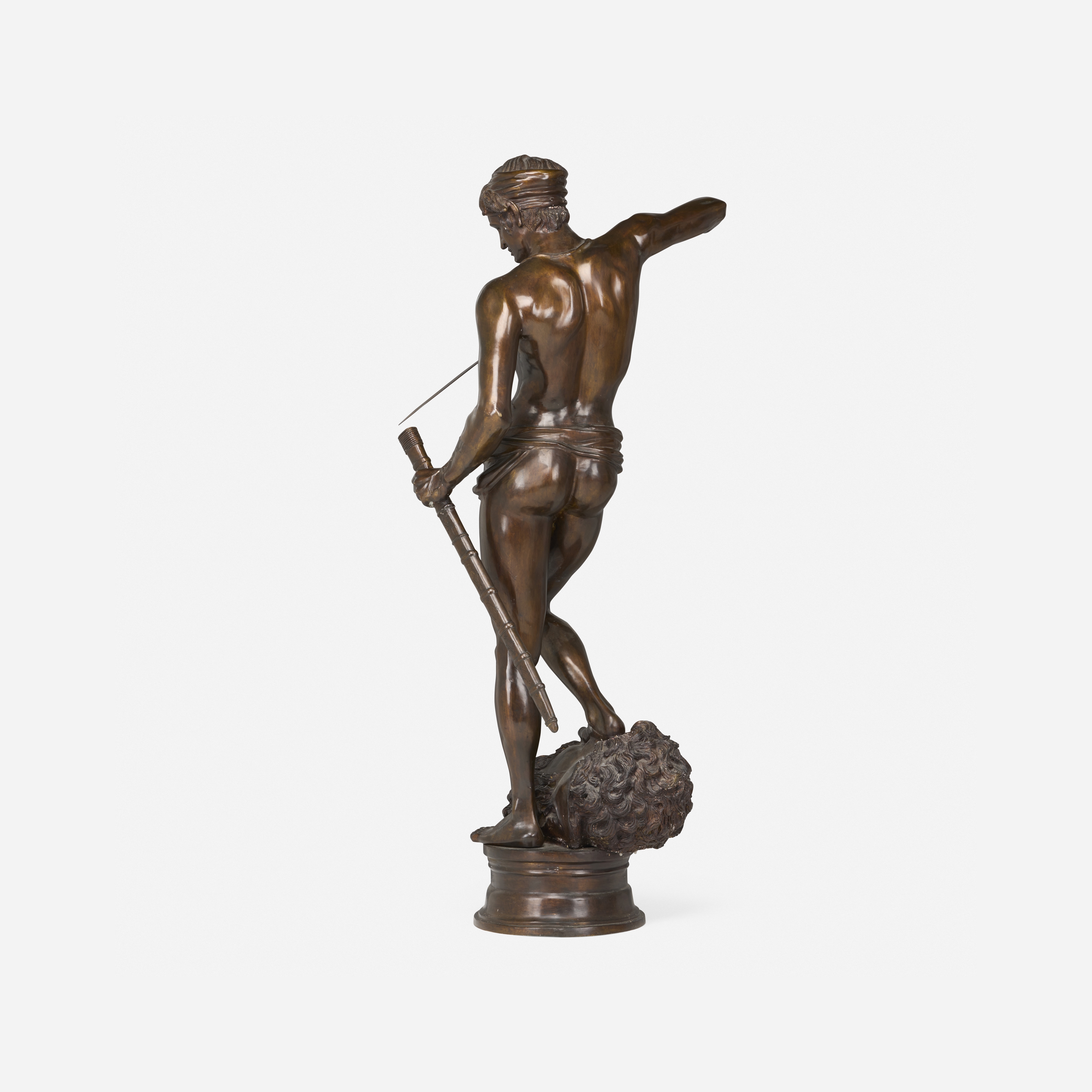 Marius-Jean-Antonin Mercié | David after the Battle (20th Century ...