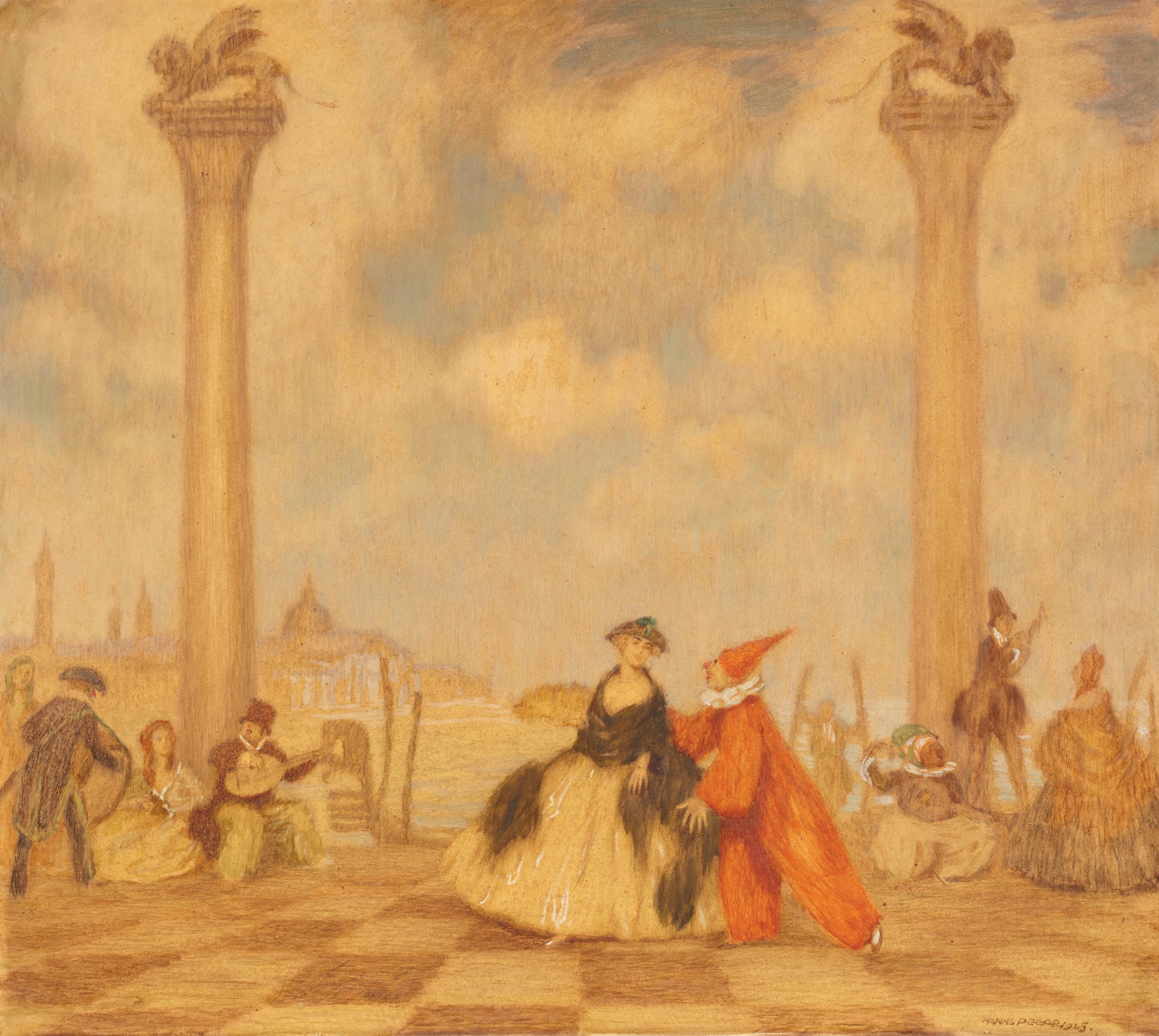 Hanns Pellar | Galante Gesellschaft in Venedig (1925) | MutualArt