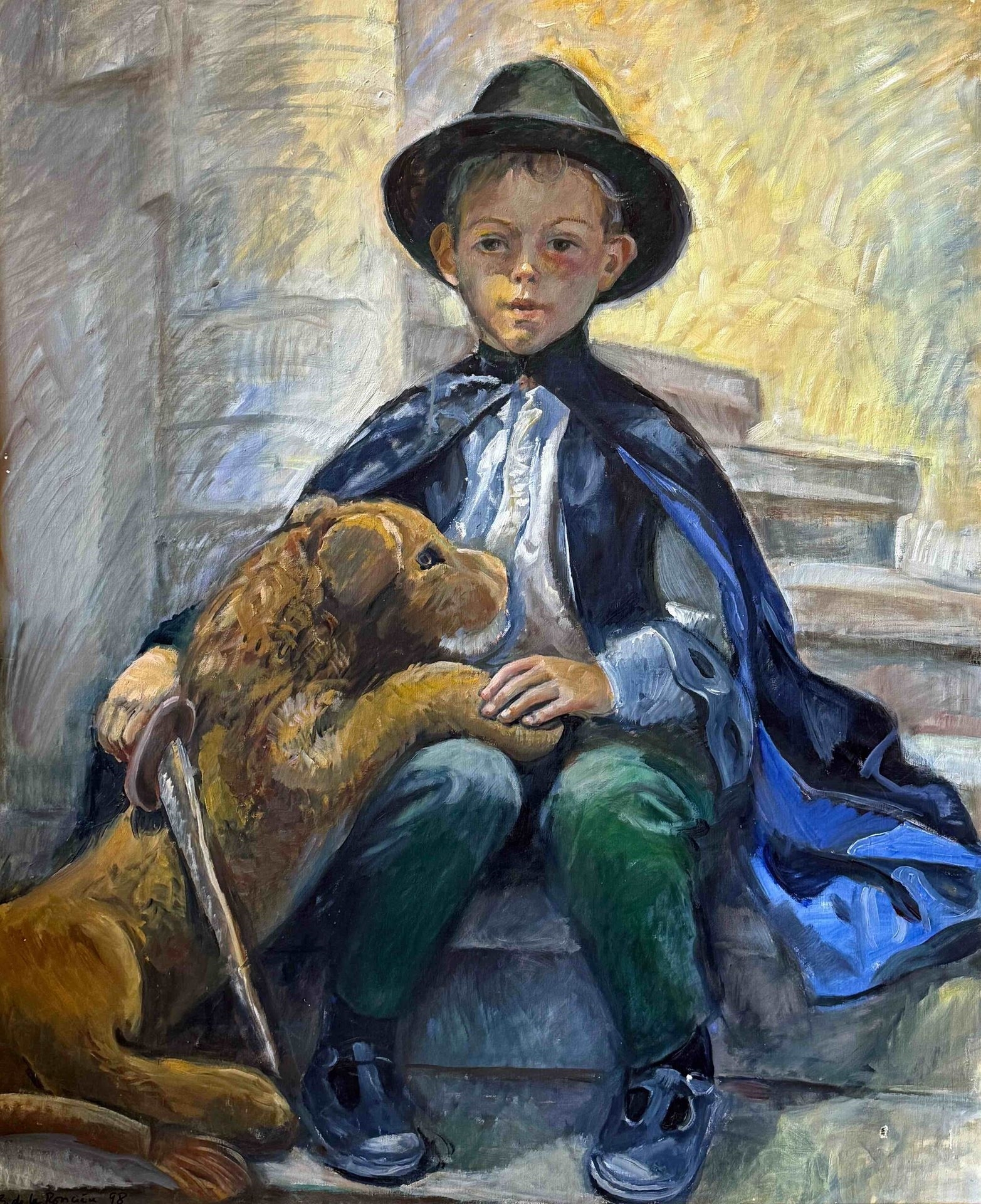 Bénédicte de La Roncière | Child with cape, hat and sword (1998 ...