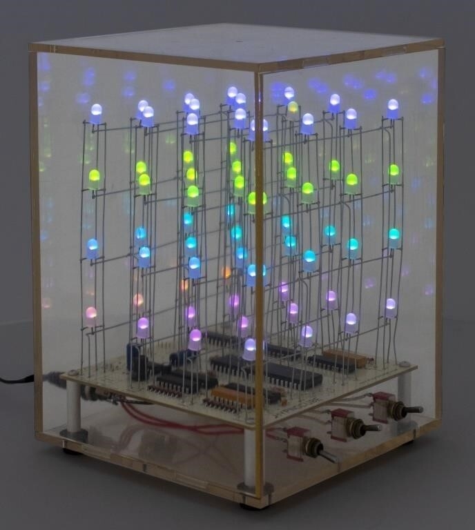 Gene Foulk | Hypnocube Polychrome Illuminated Light Sculpture (2007 ...