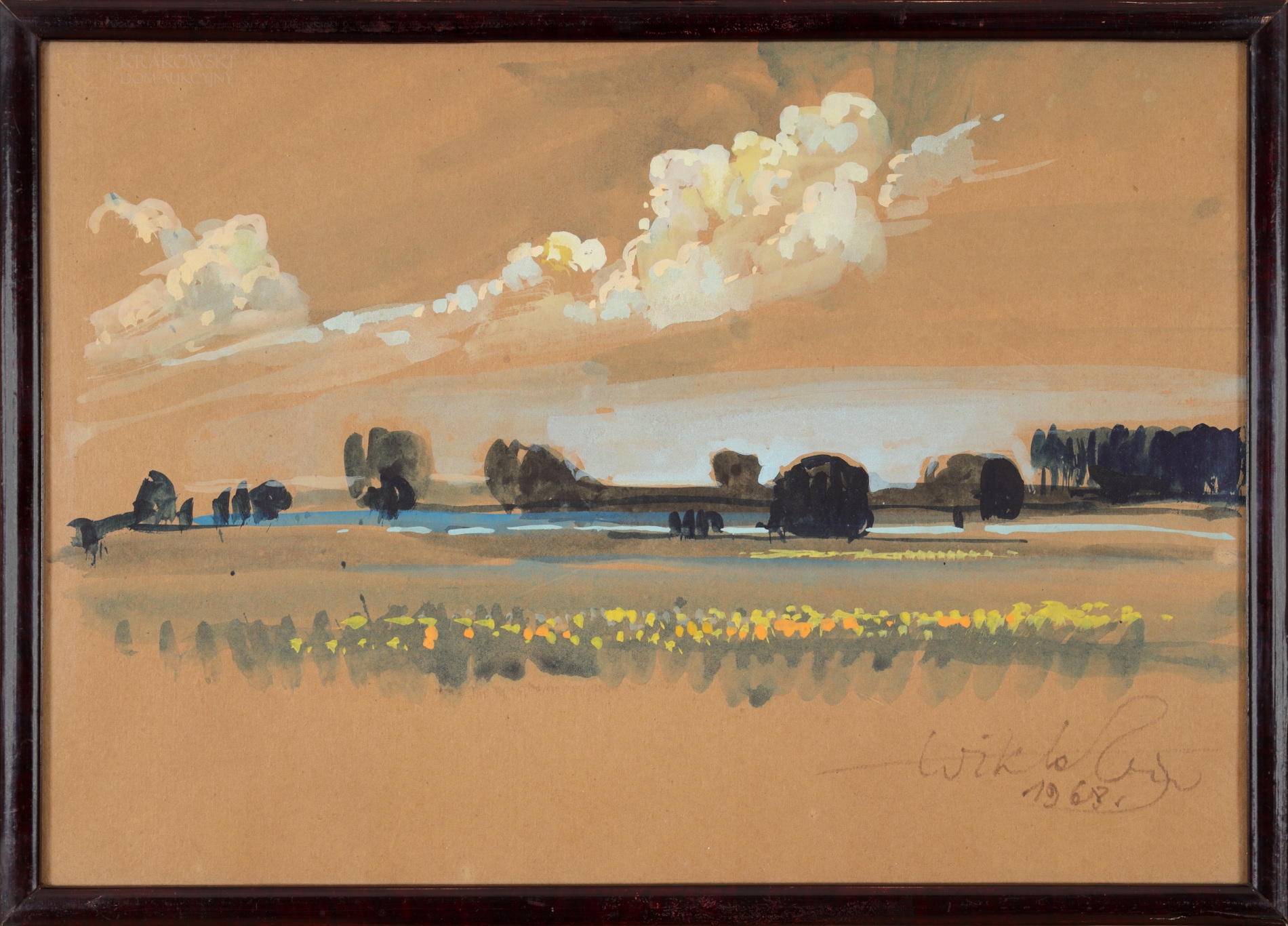 Wiktor Zin | Polska łąka (1968 (1968) | MutualArt
