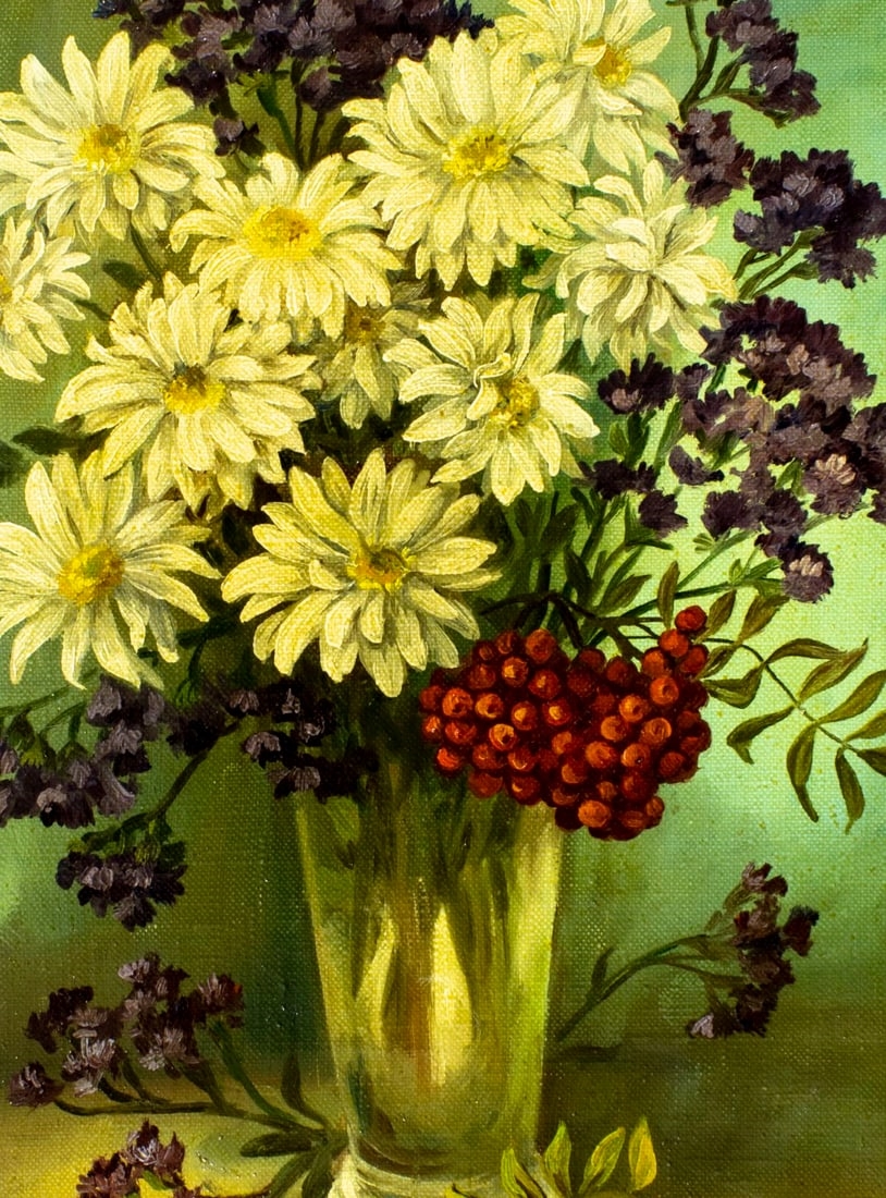 J. Janus | Still Life with Vase of Flowers | MutualArt