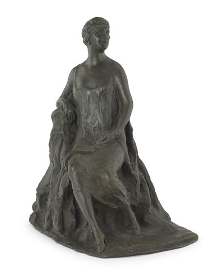 Seated woman - Baron Rausch von Traubenberg