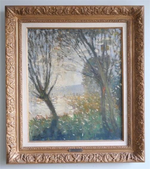 Pierre Eugène Montézin | The river in springtime | MutualArt