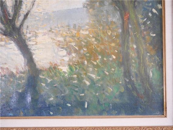Pierre Eugène Montézin | The river in springtime | MutualArt