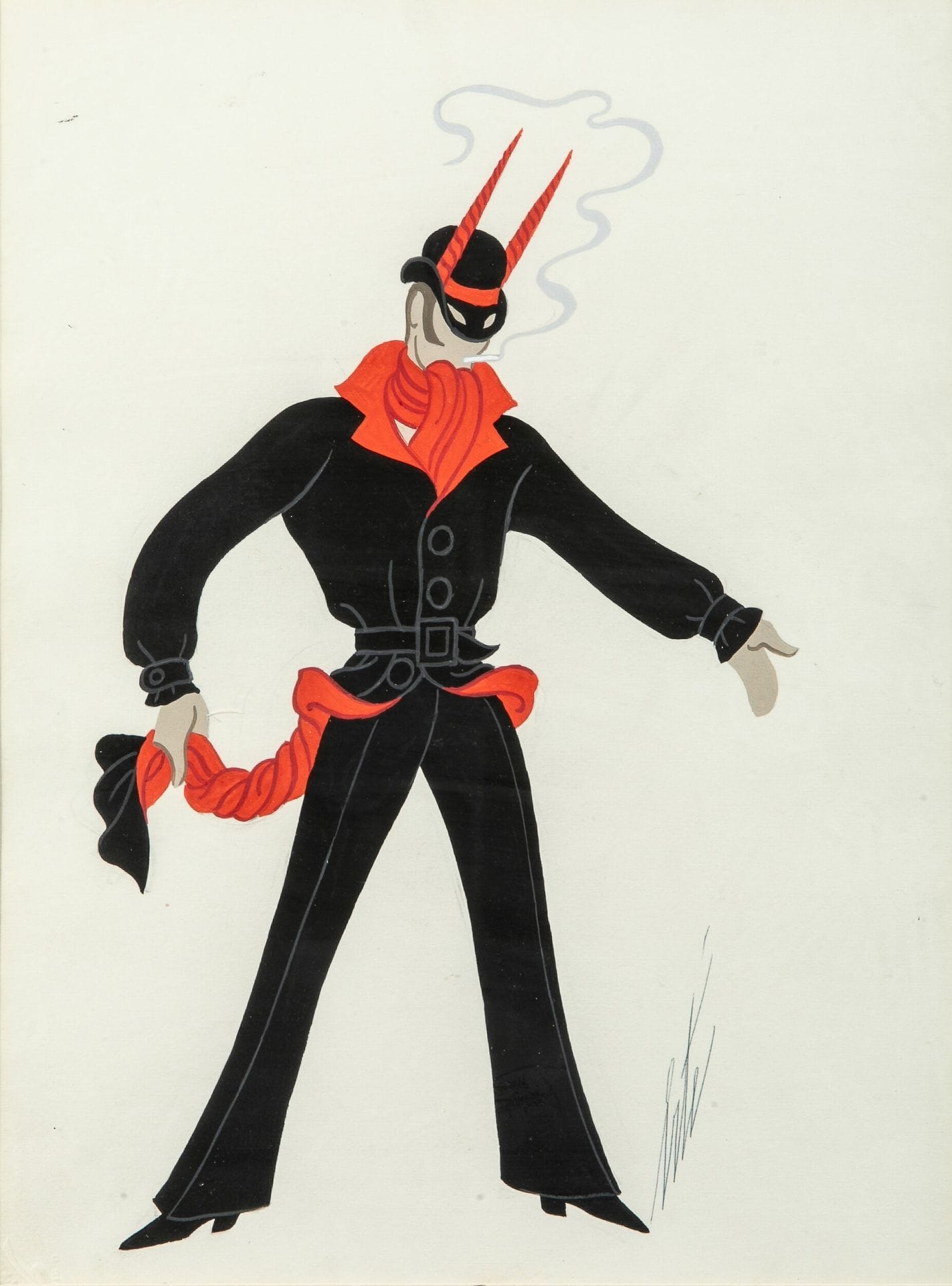 Erté | Java du DIABLE, Costume design | MutualArt