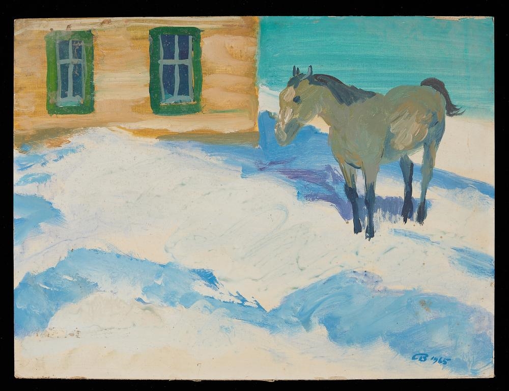 Cameron Booth | Horse in Winter (1965) | MutualArt