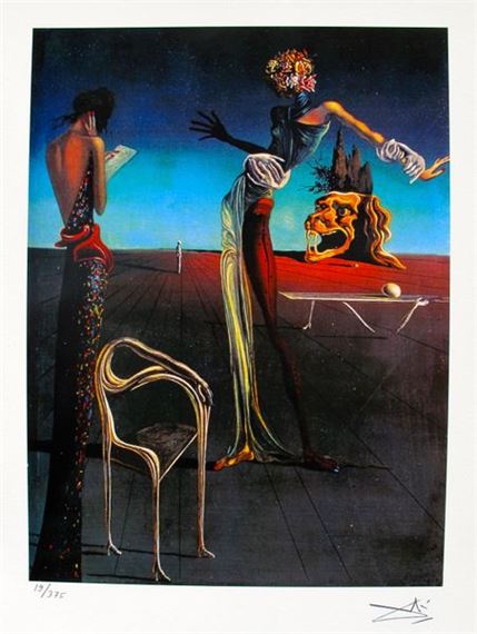 Salvador Dalí | WOMAN WITH HEAD OF ROSES | MutualArt