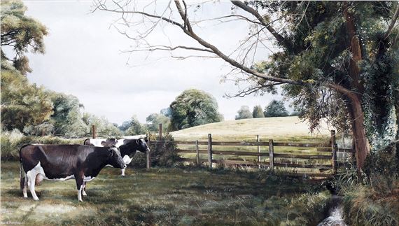 Alan R. Thompson | Landscape near Morland | MutualArt