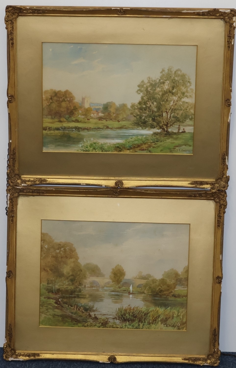 Thomas Edward Francis | pair of watercolour | MutualArt