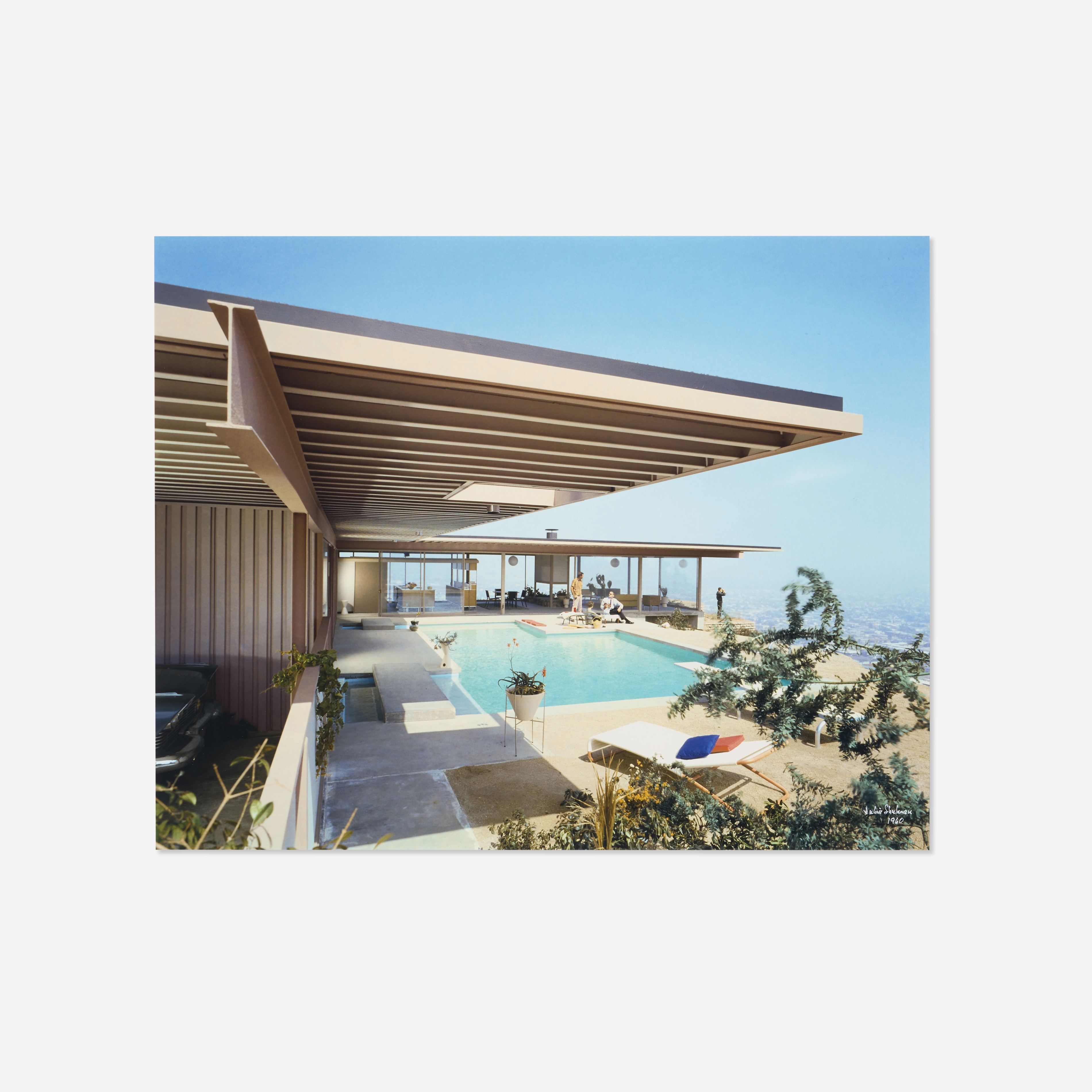 Julius Shulman | Case Study House #22 (Pool), Los Angeles (Pierre ...