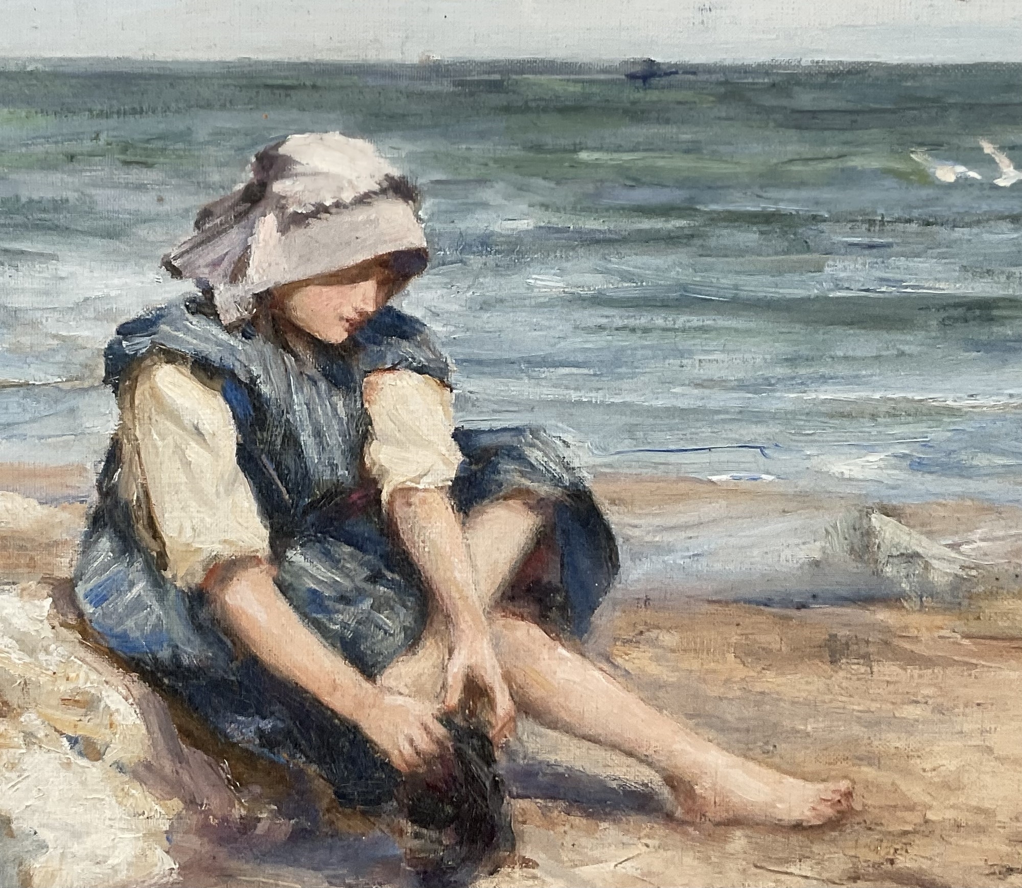 Robert Jobling | Sandy Toes (1911) | MutualArt